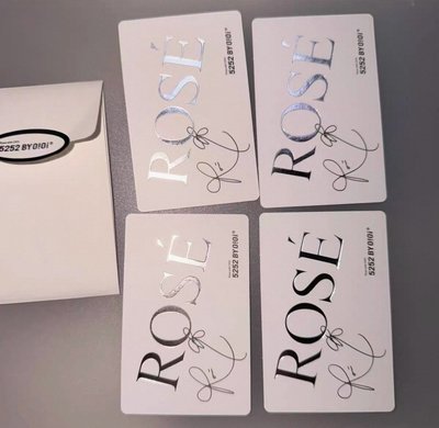 現貨 四張一套 rose oioi 代言卡 小卡