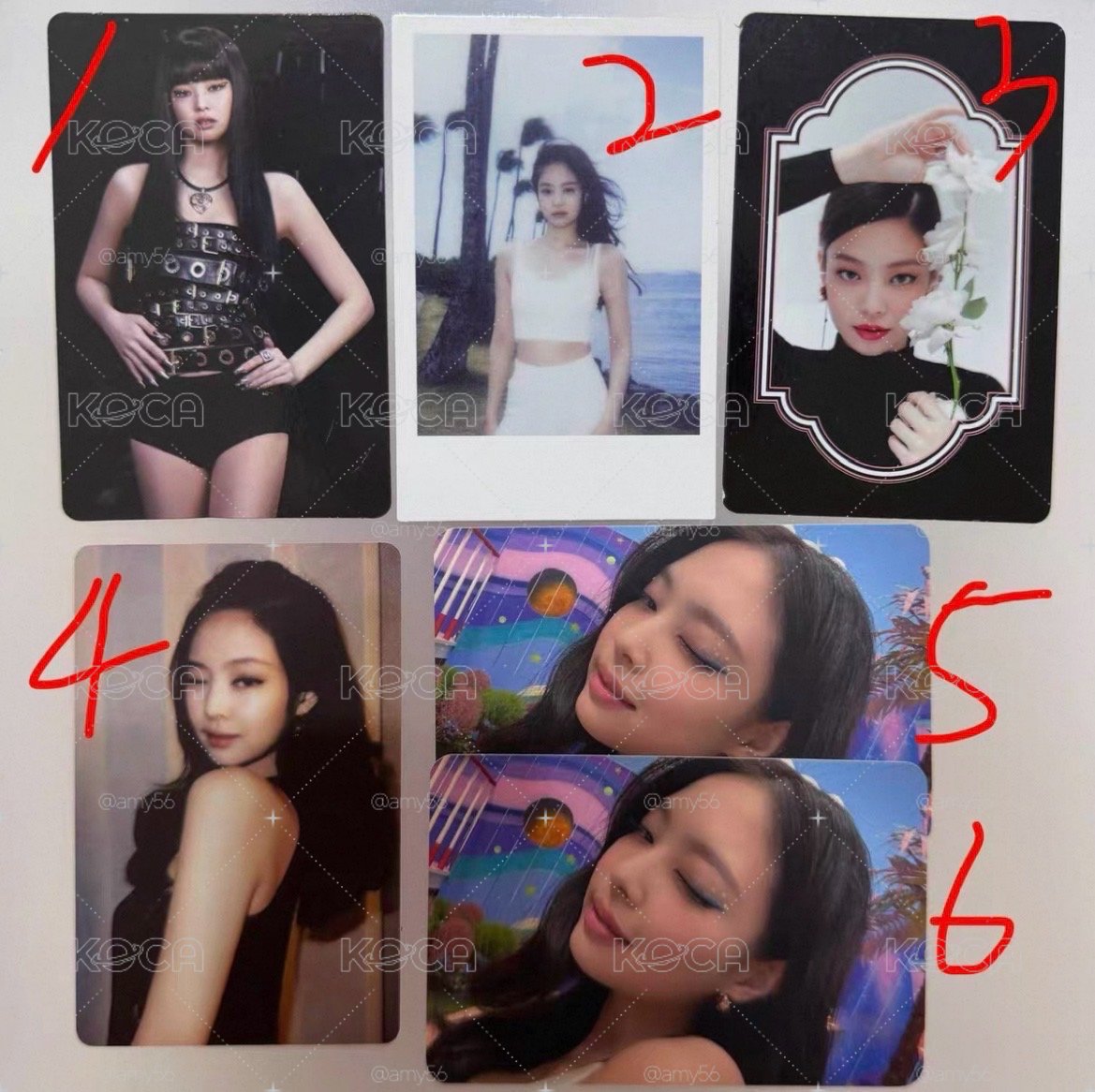 現貨 jennie 小卡 特典卡 遊戲卡