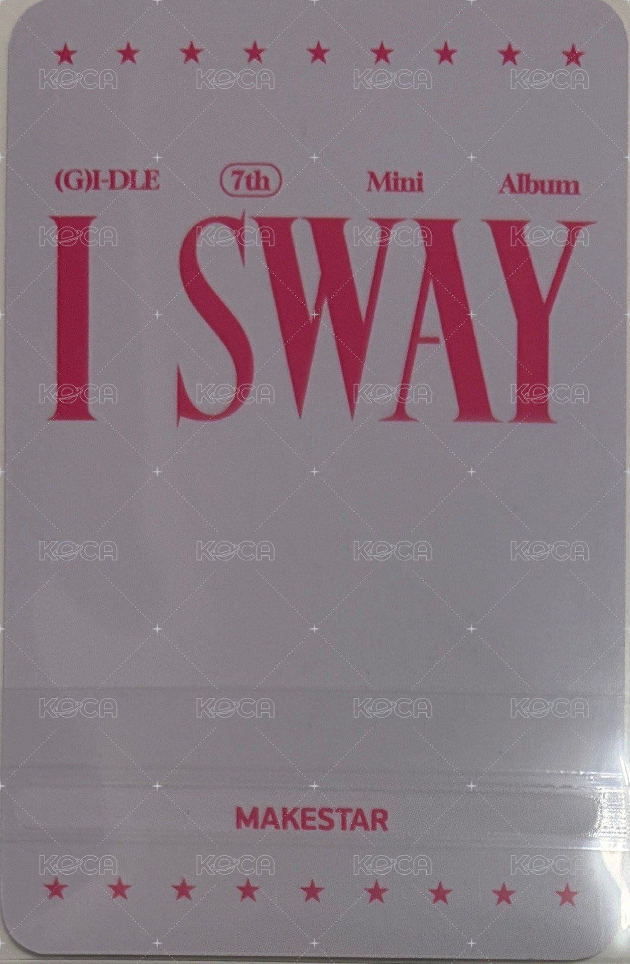 I SWAY ms 4.0 簽名卡 冰涼貼 背面