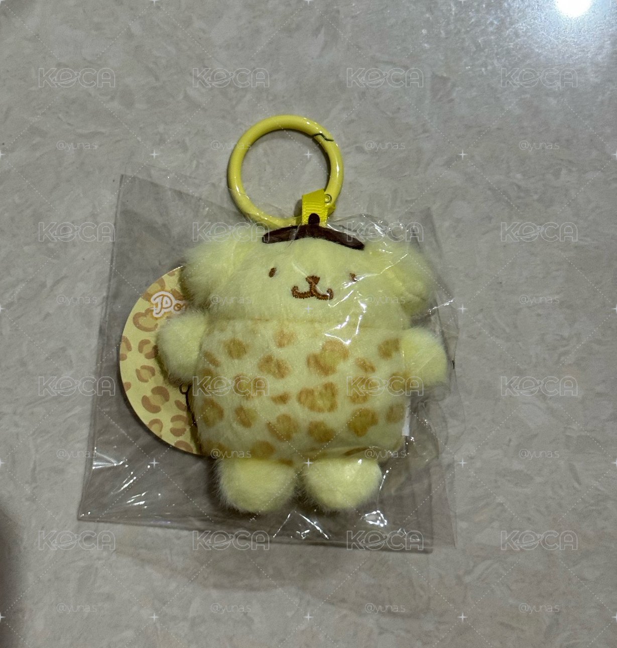 KTS 豹紋毛絨布丁狗