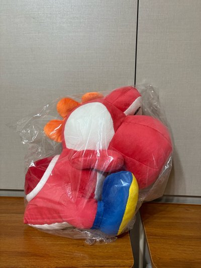 【小狐狸】耀西 紅色 坐姿 大娃 TAITO景品