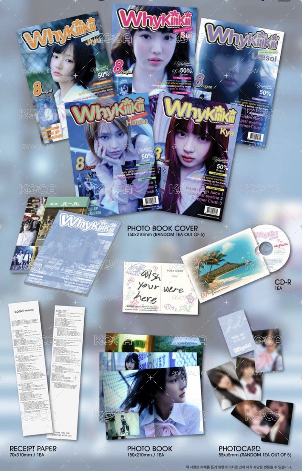 現貨KiiiKiii WhyKiiiKiii 專輯 SUMMER ISSUE一套、GUIDE BOOK