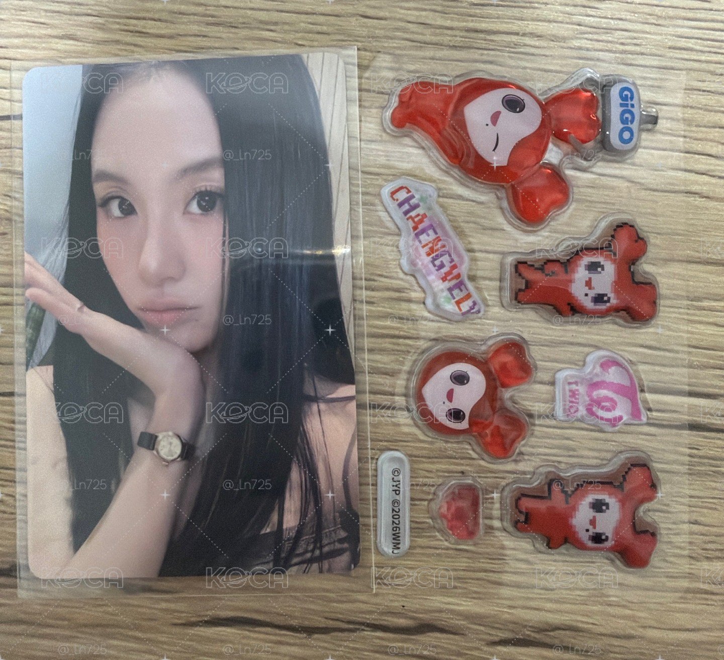托臉彩瑛 贈gigo貼紙一張❤️