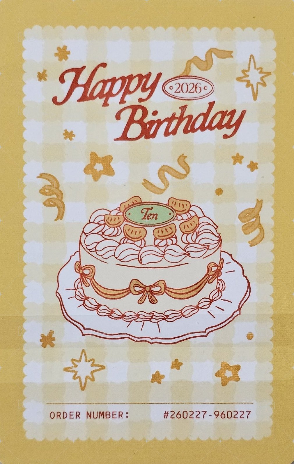 2026生日週邊 Merch card  Back
