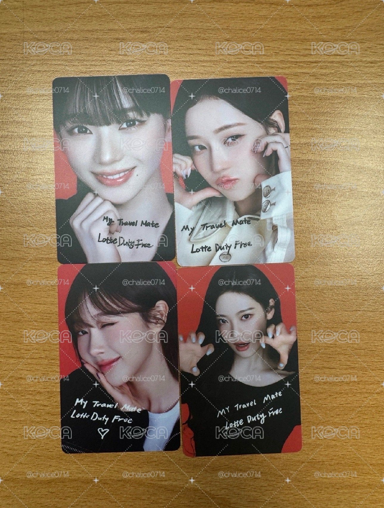 Lotte Duty Free 樂天 仁川機場免稅店 滿額卡  一套有原袋