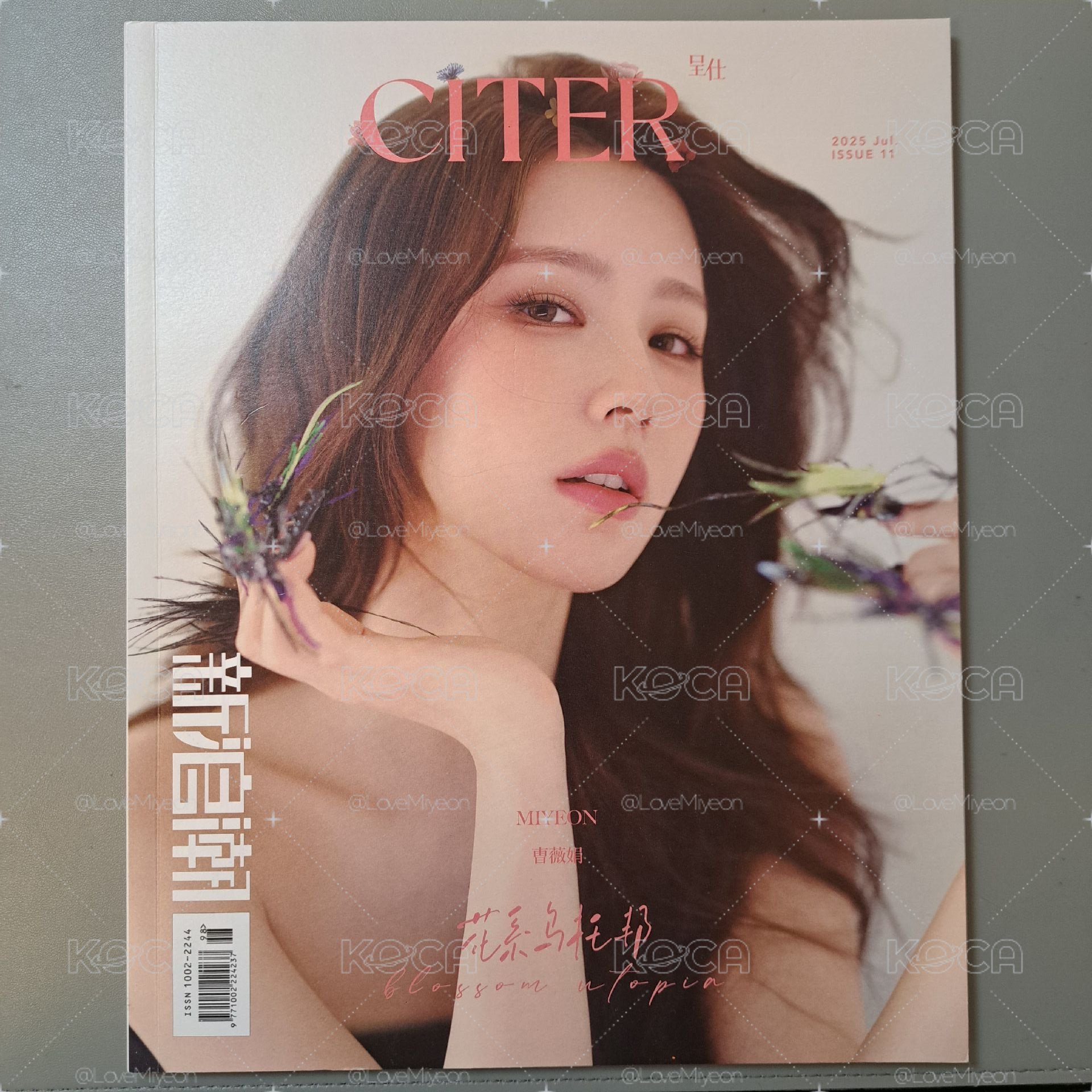 薇娟呈氏代言雜誌