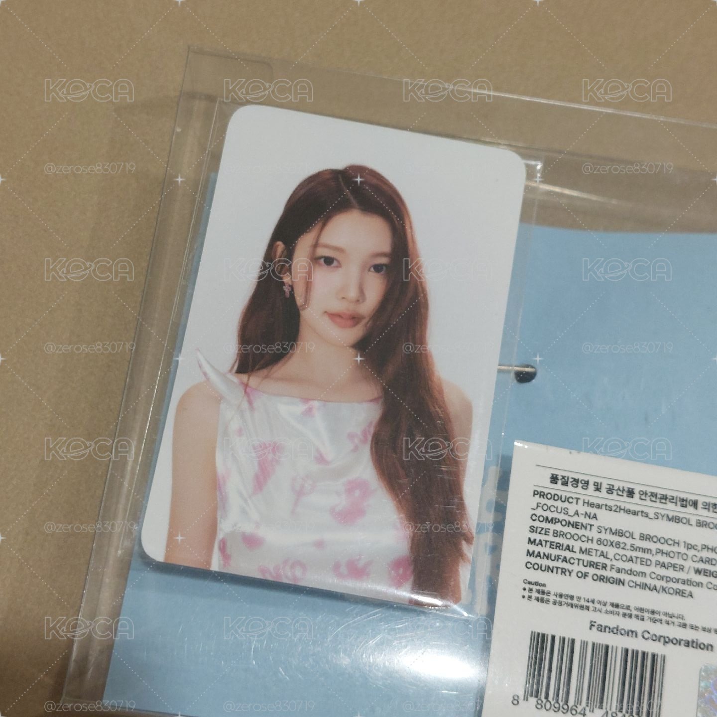 Hearts2Hearts 胸針卡 A-NA