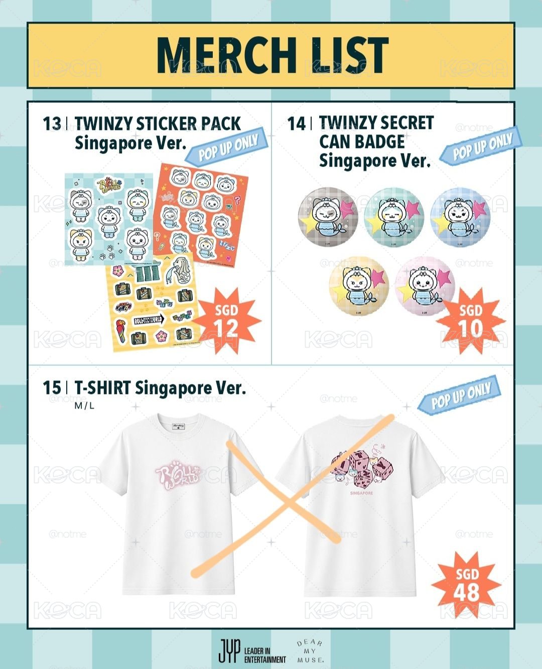 itzy 新加坡快閃 預購～10/8