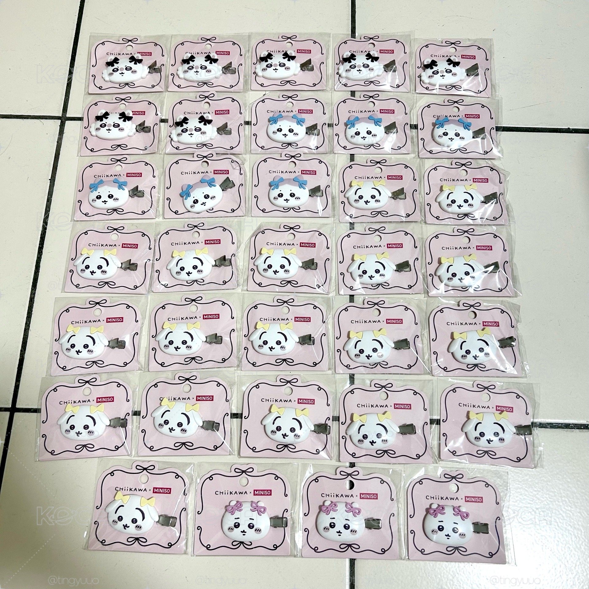 【現貨】吉伊卡哇 名創優品 蝴蝶結髮夾