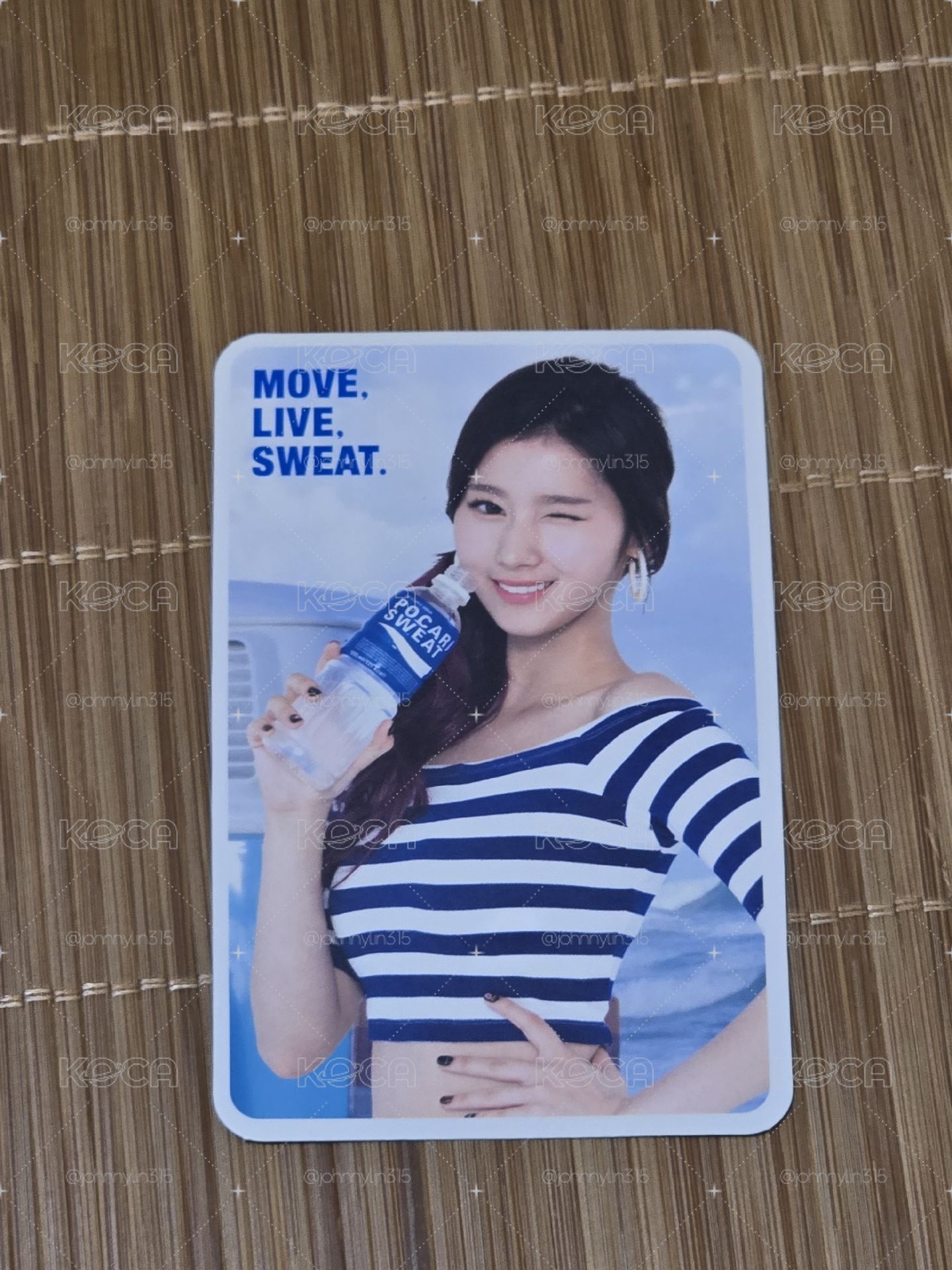 TWICE Sana 寶礦力小卡