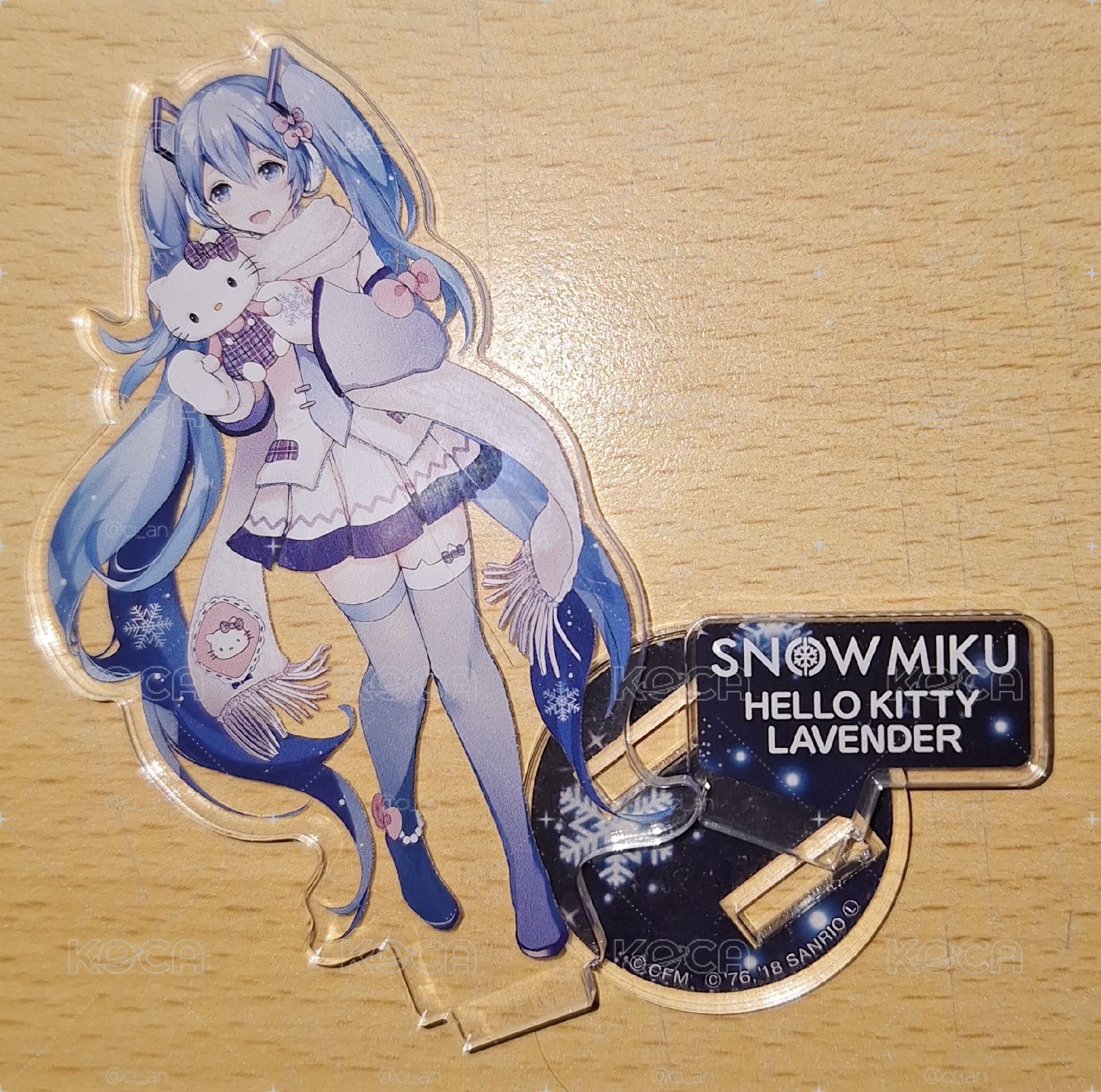 雪初音小立牌(約9cm)