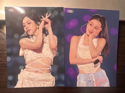 TWICE 六巡新國立生寫真大卡 MINA+志效