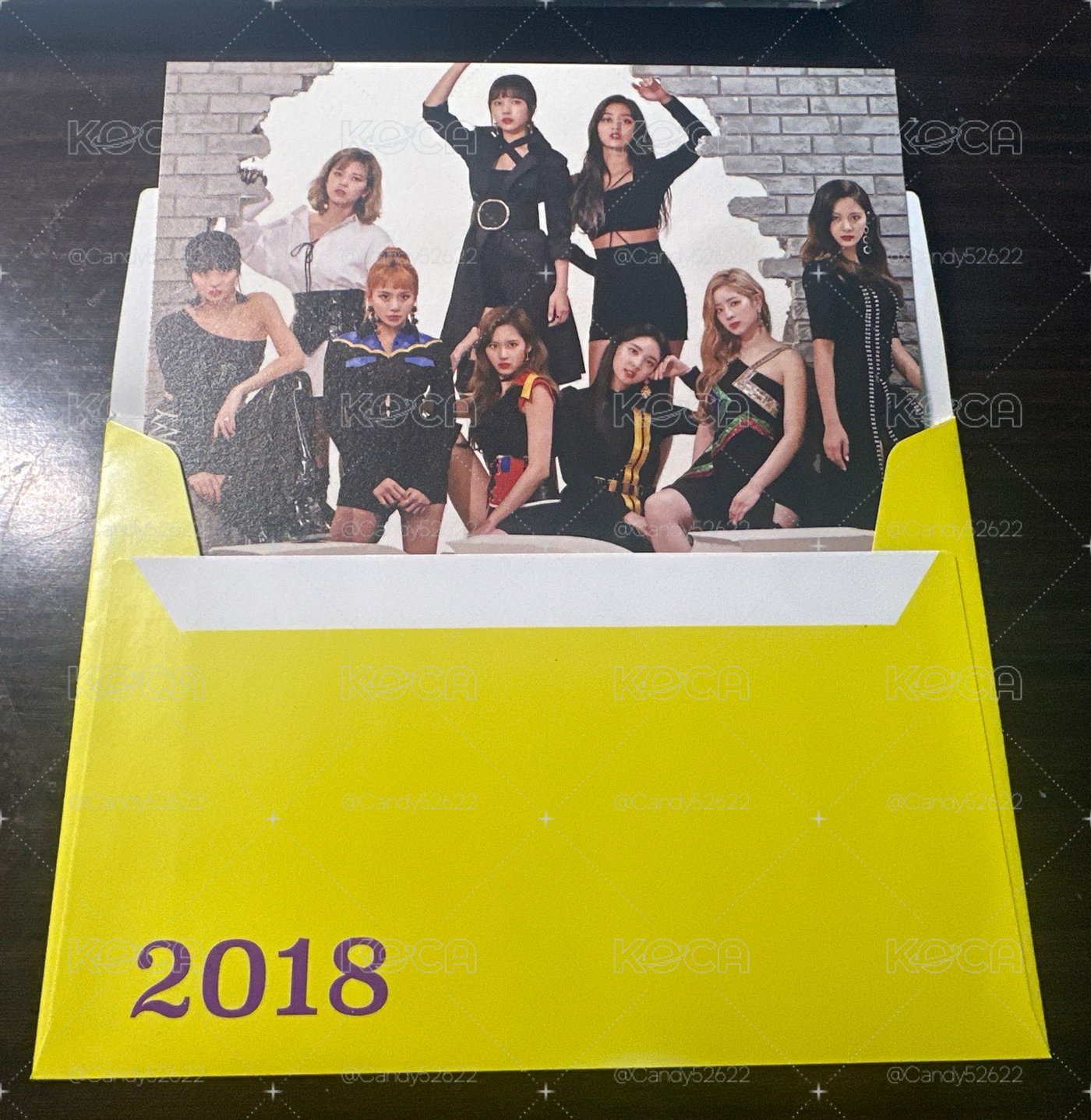 TWICE OJ七週年 明信片 