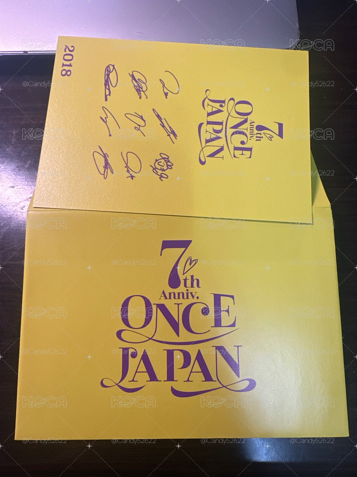 TWICE OJ七週年 明信片 