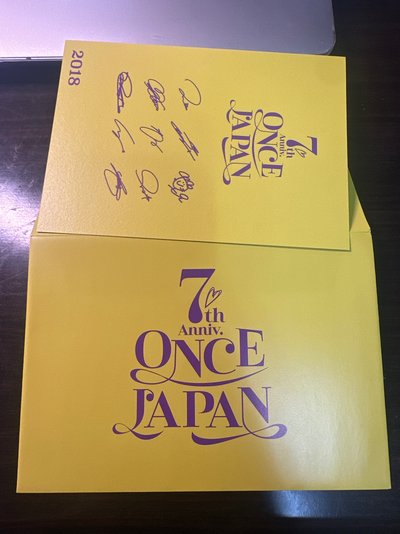 TWICE OJ七週年 明信片 