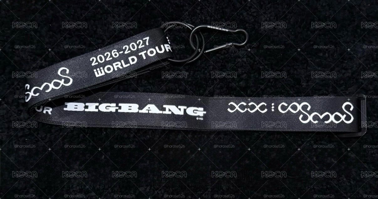 Bigbang 20週年黑色手燈背帶