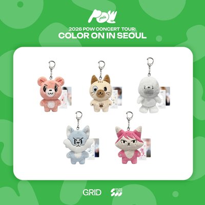 POW POWSTER PLUSH KEYRING