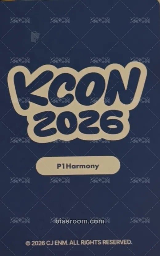 KCON LA 2026 Random card  Back