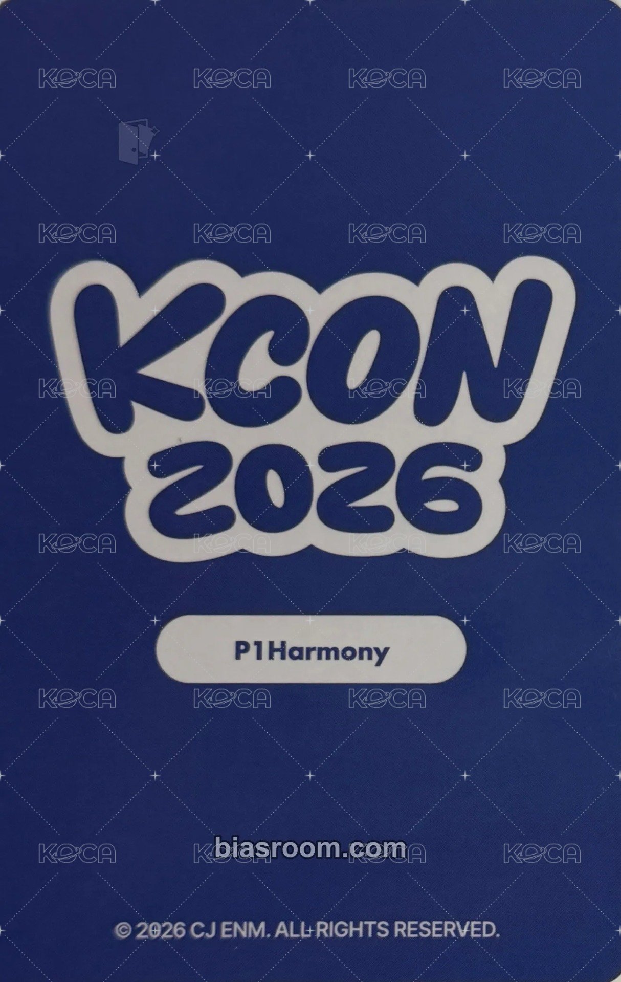KCON LA 2026 Random card  Back