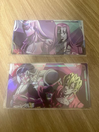 JOJO的奇妙冒險 黃金之風 鐳射票套 盲包 米達斯套餐