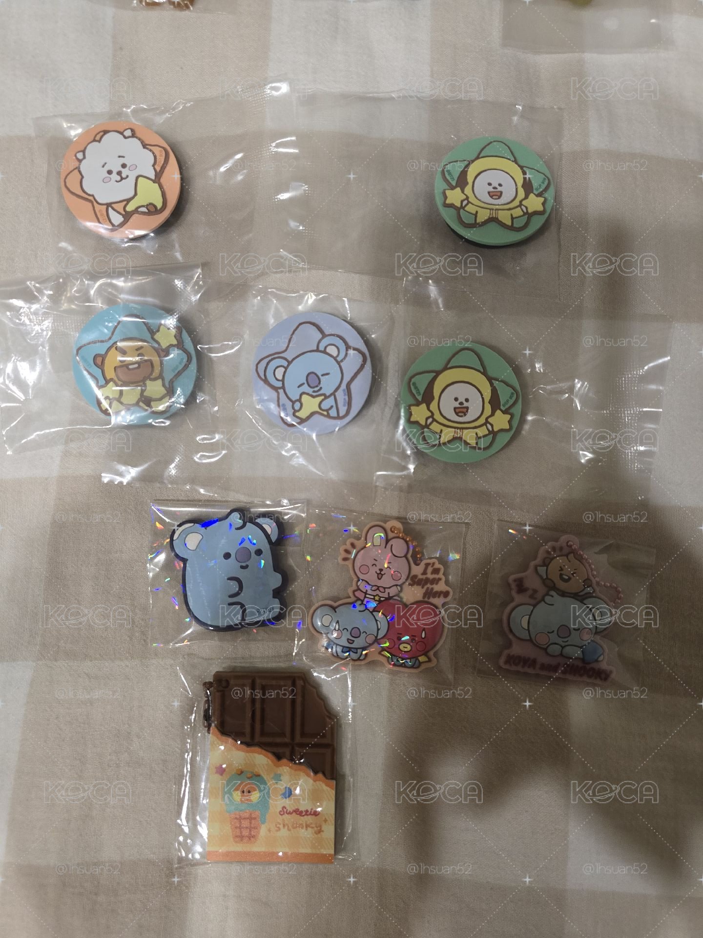【現貨】一番賞 吊飾 手機支架 BT21