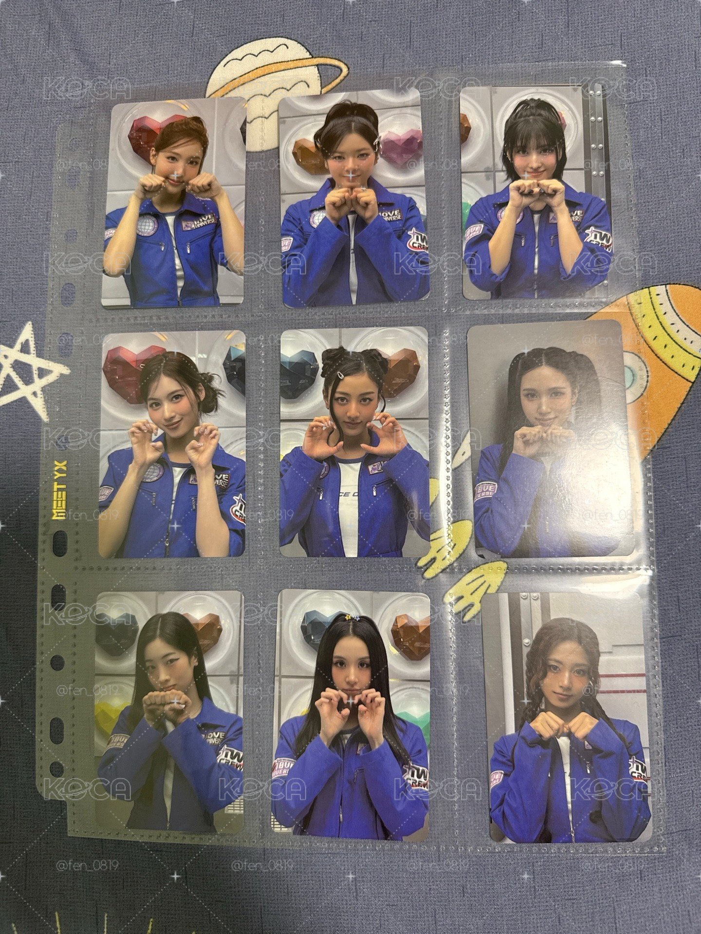 十週年手鍊卡一套