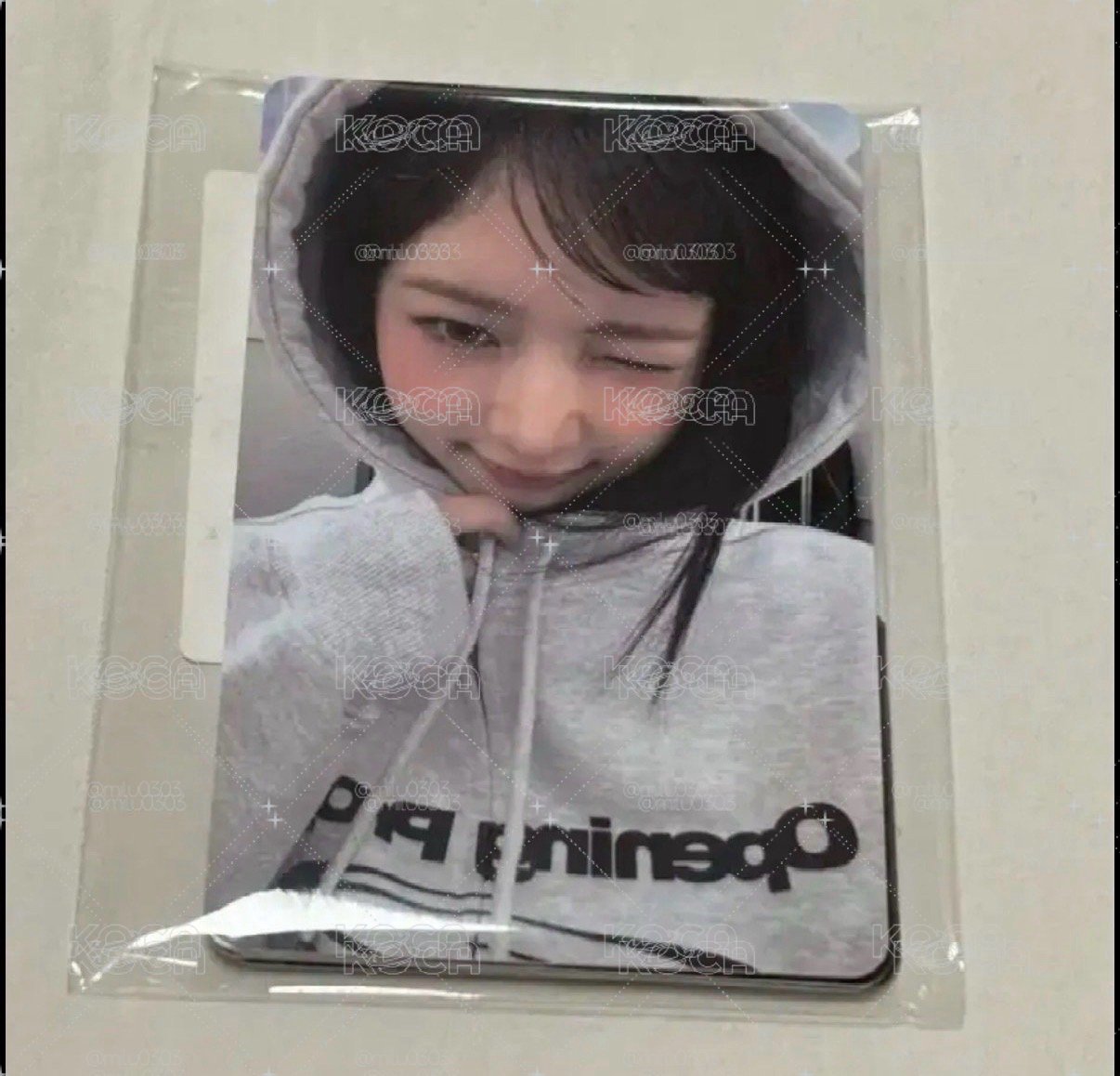 怜代言卡