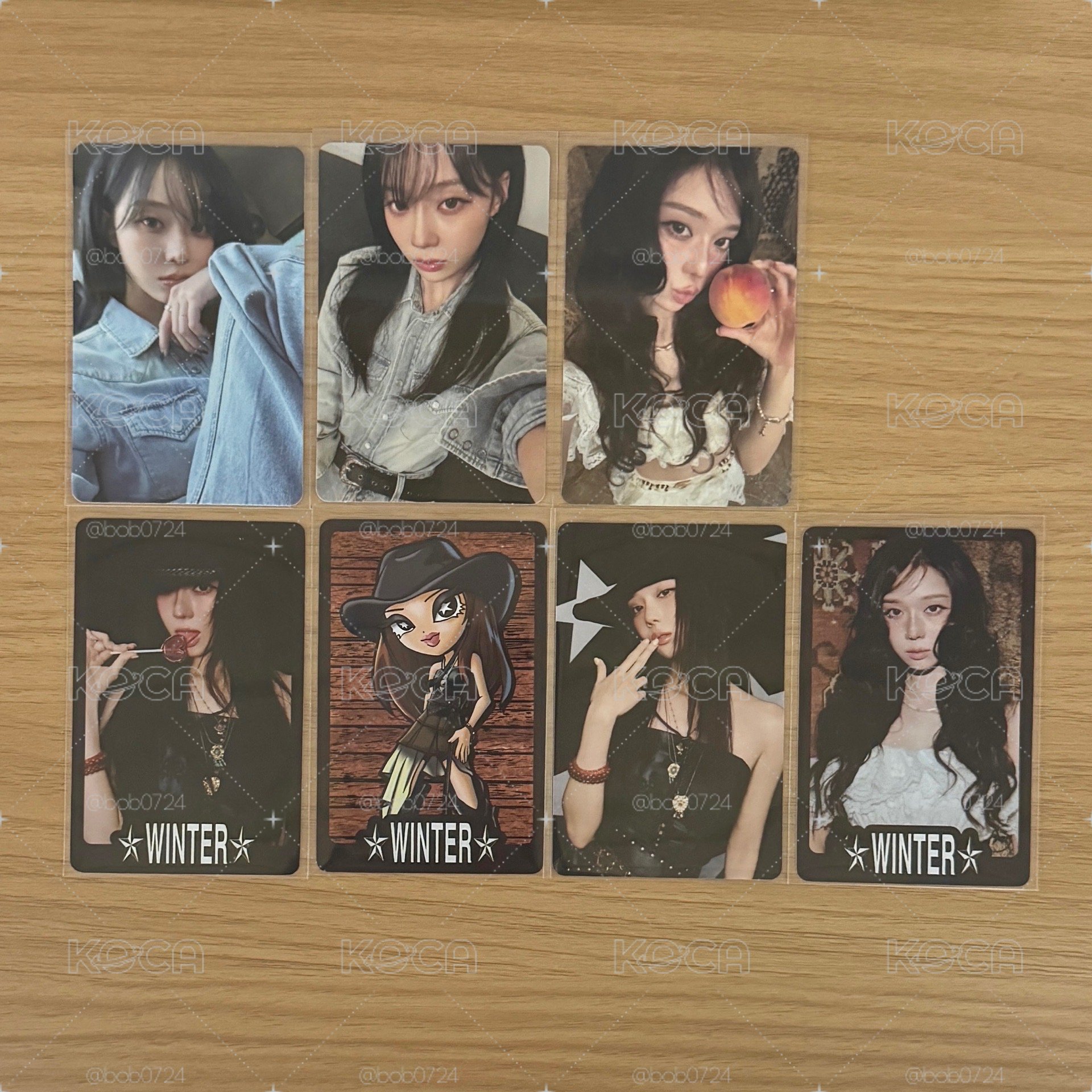winter 2026年曆小卡set