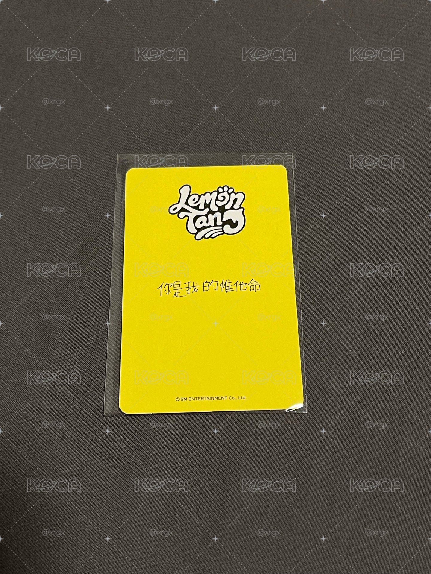 Lemon Tang kms預售B A-na（中文卡背：你是我的惟他命）
