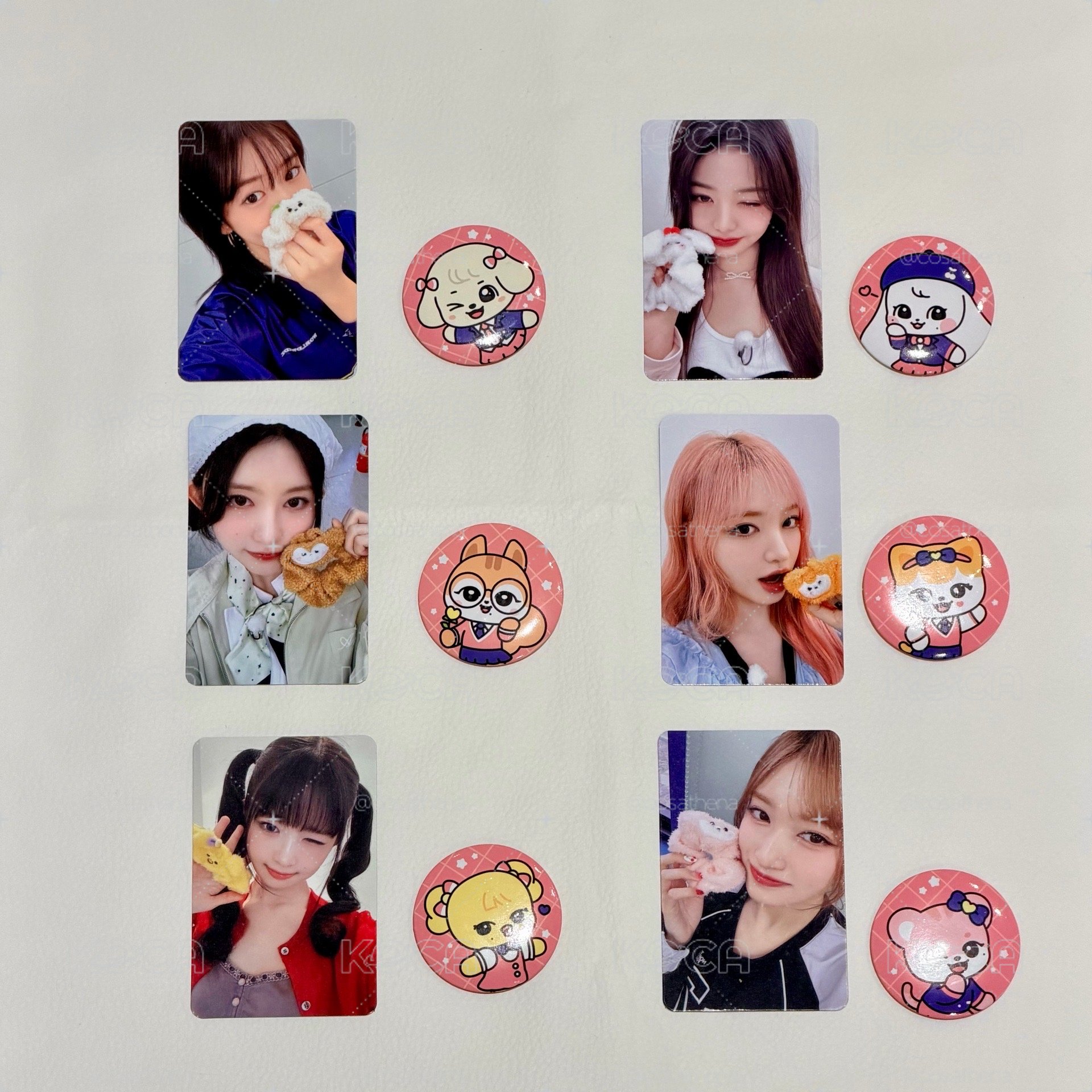 🎀一套$950/單成員 台灣快閃滿額卡*1+徽章*1 IVE MINIVE SCHOOL