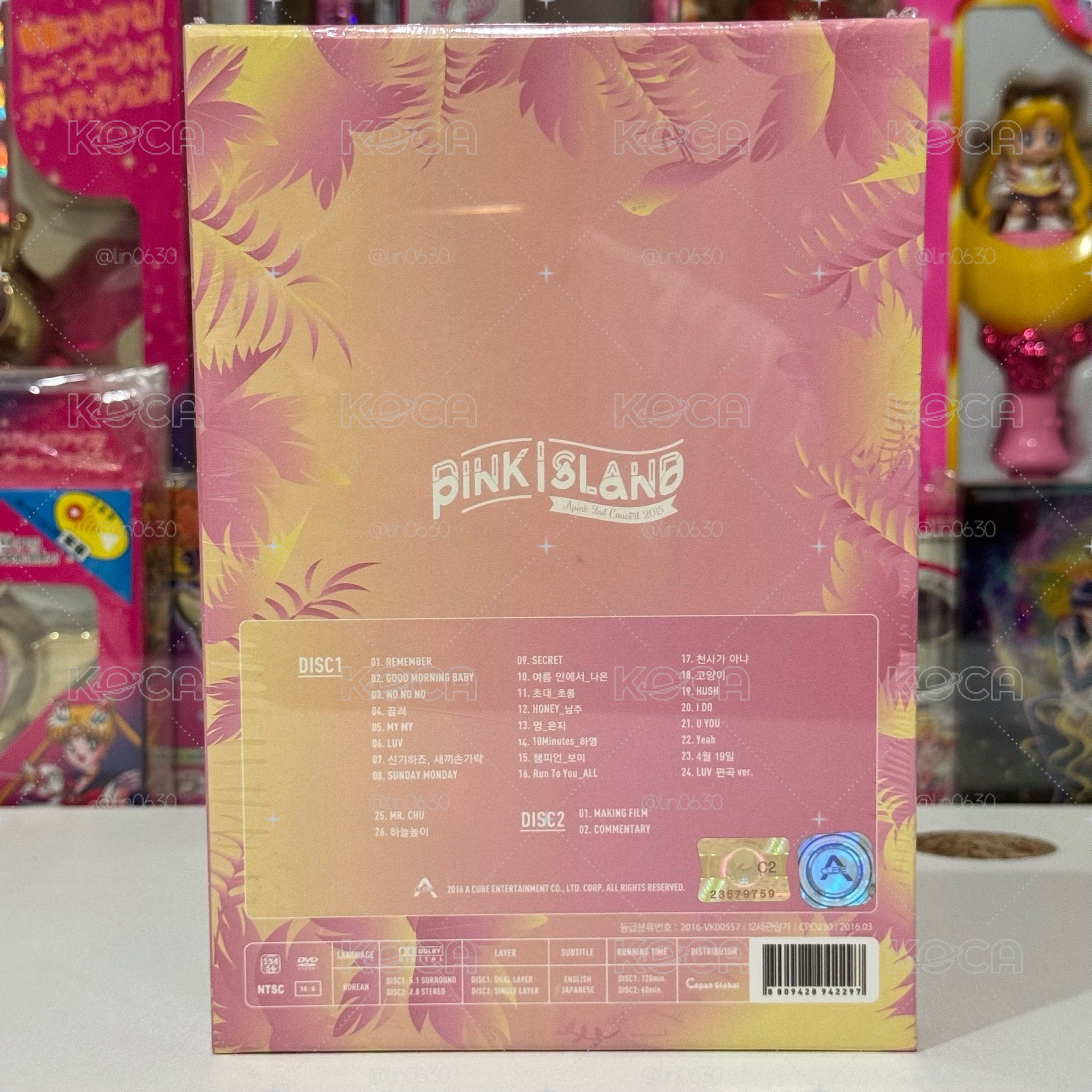 全新未拆 APINK PINK ISLAND 演唱會DVD