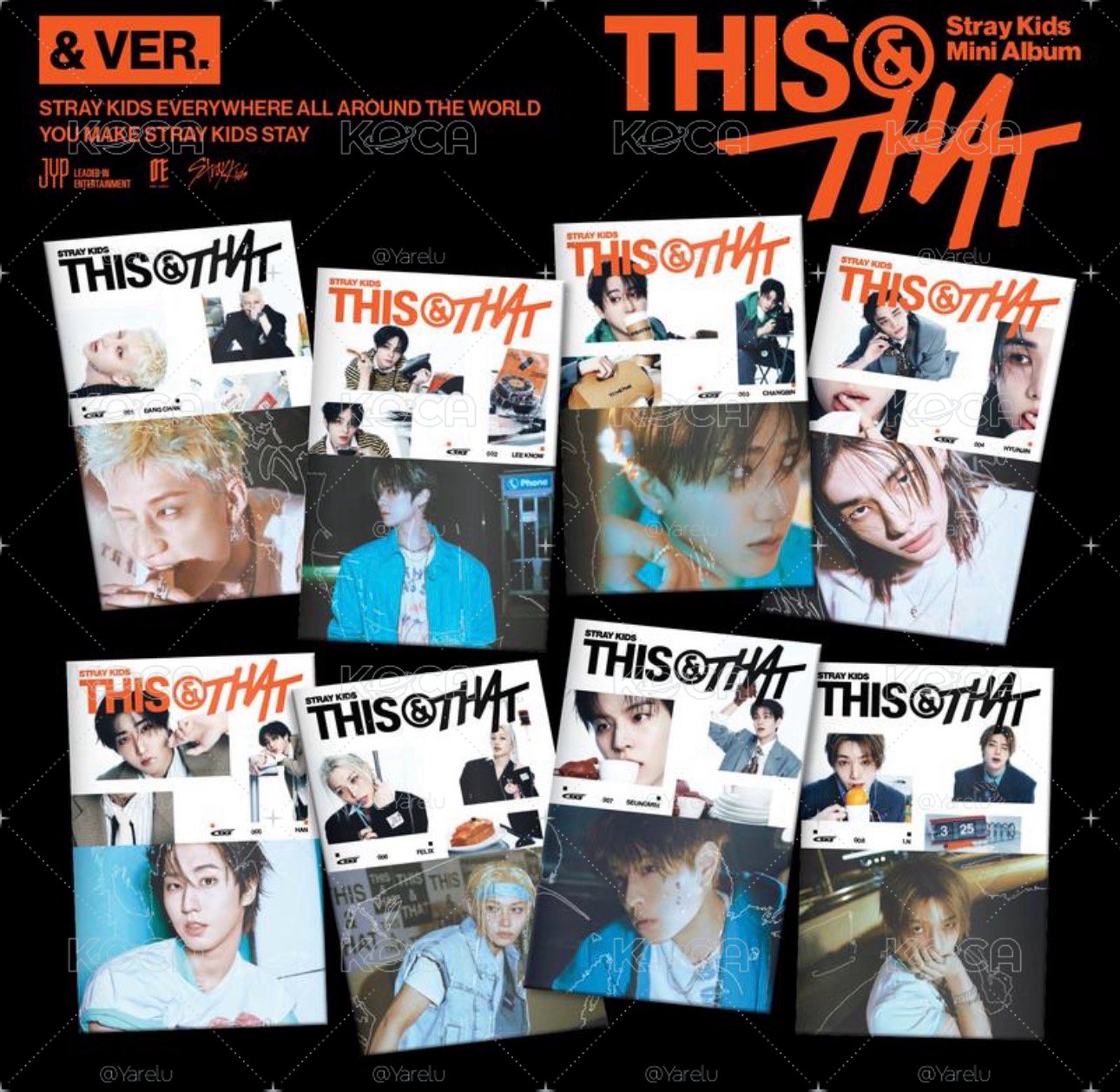 Stray Kids This&That & ver. 單封 單成員 一套
