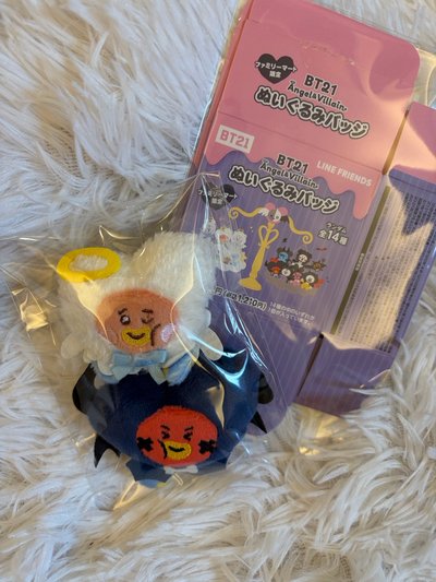 bt21全家限定 別針盲盒 天使&惡魔系列