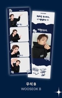 PENTAGON 10th Anniversary Tour <101010> photoism Wooseok B 人生四格卡 / 拍貼 