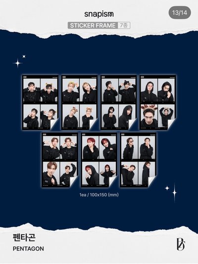 代印 pentagon snapism+人生四格