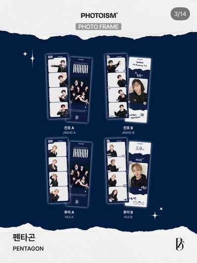 代印 pentagon snapism+人生四格