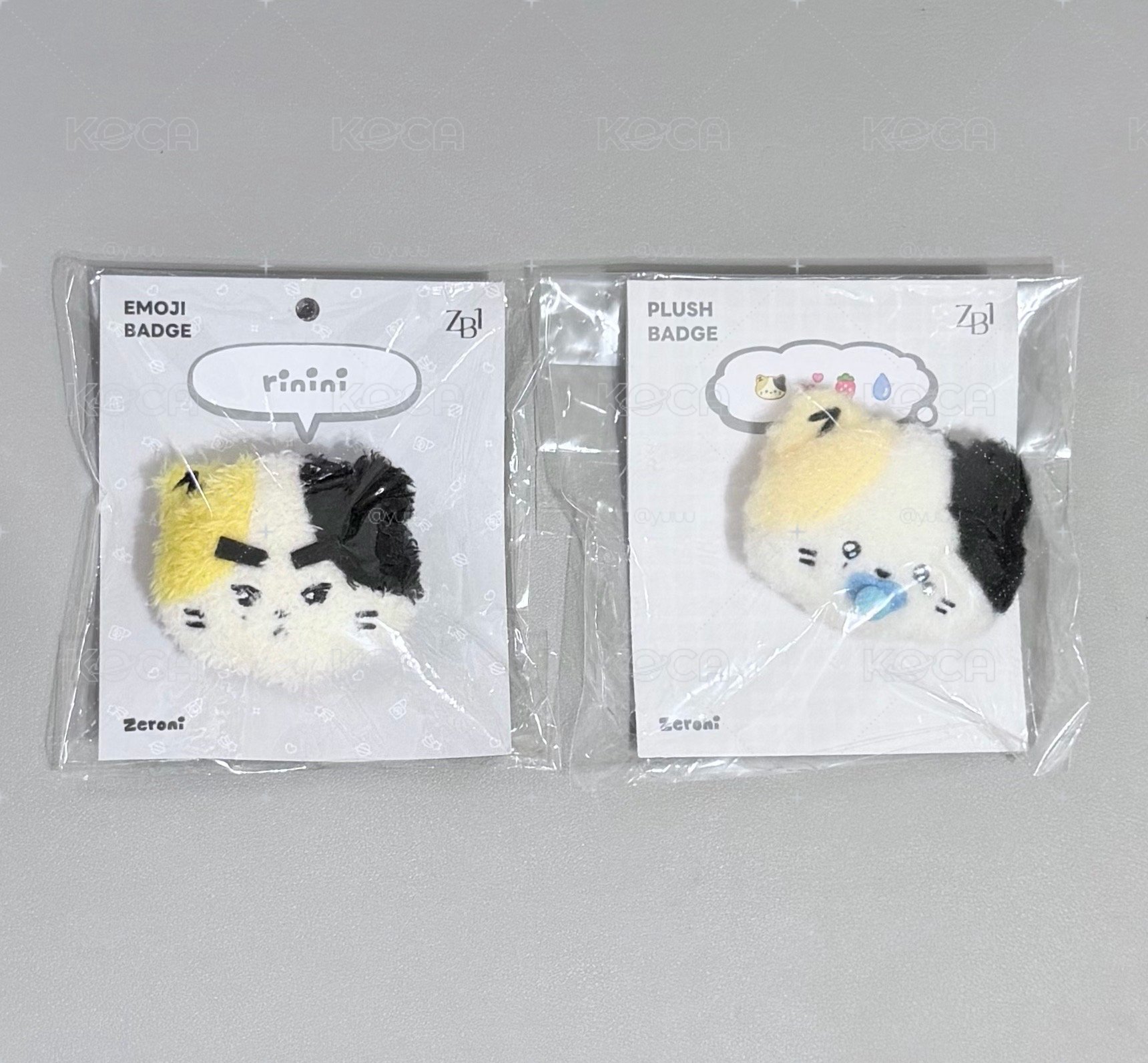 Zeroni 毛絨徽章 rinini 
