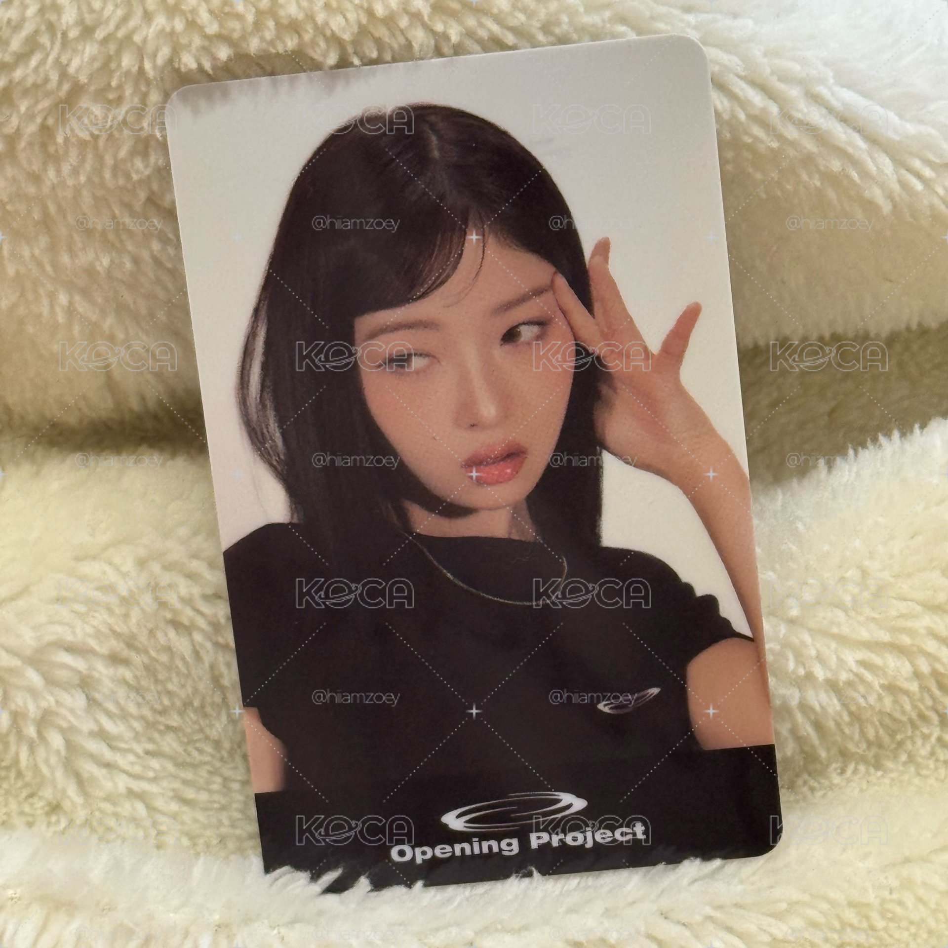 .ᐟ.ᐟ現貨.ᐟ.ᐟ♡Opening Project 代言雙面卡 怜