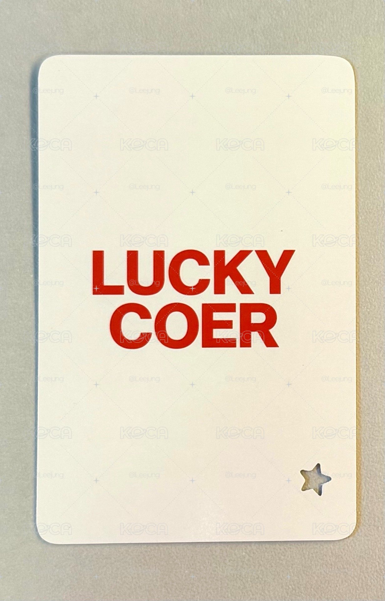 首爾粽卡一套含LuckyCoer🍀