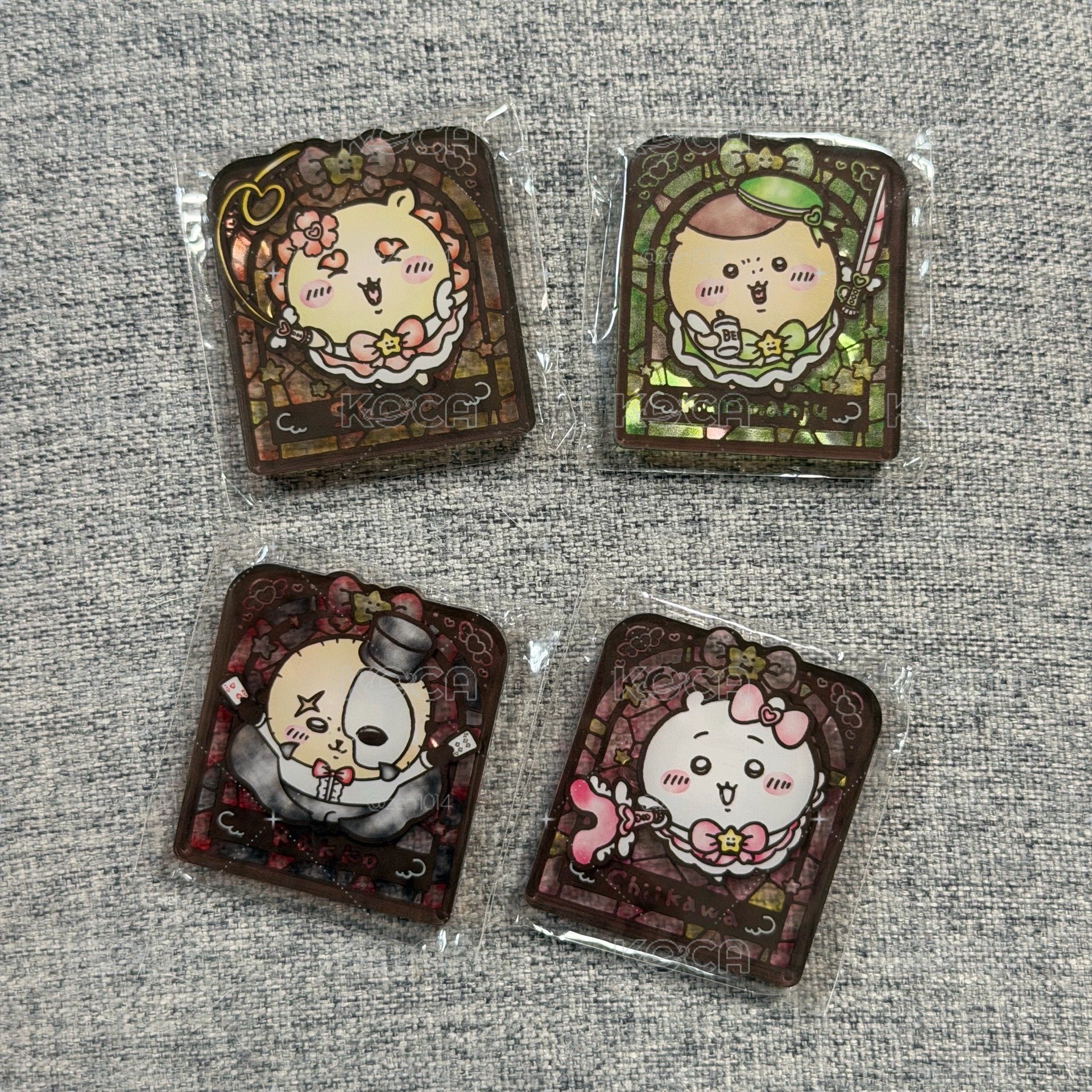 吉伊卡哇魔法少女玻璃風徽章