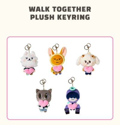TXT 角巴兔 愛心娃 吊娃 ✅一販已購入 WALK TOGETHER 