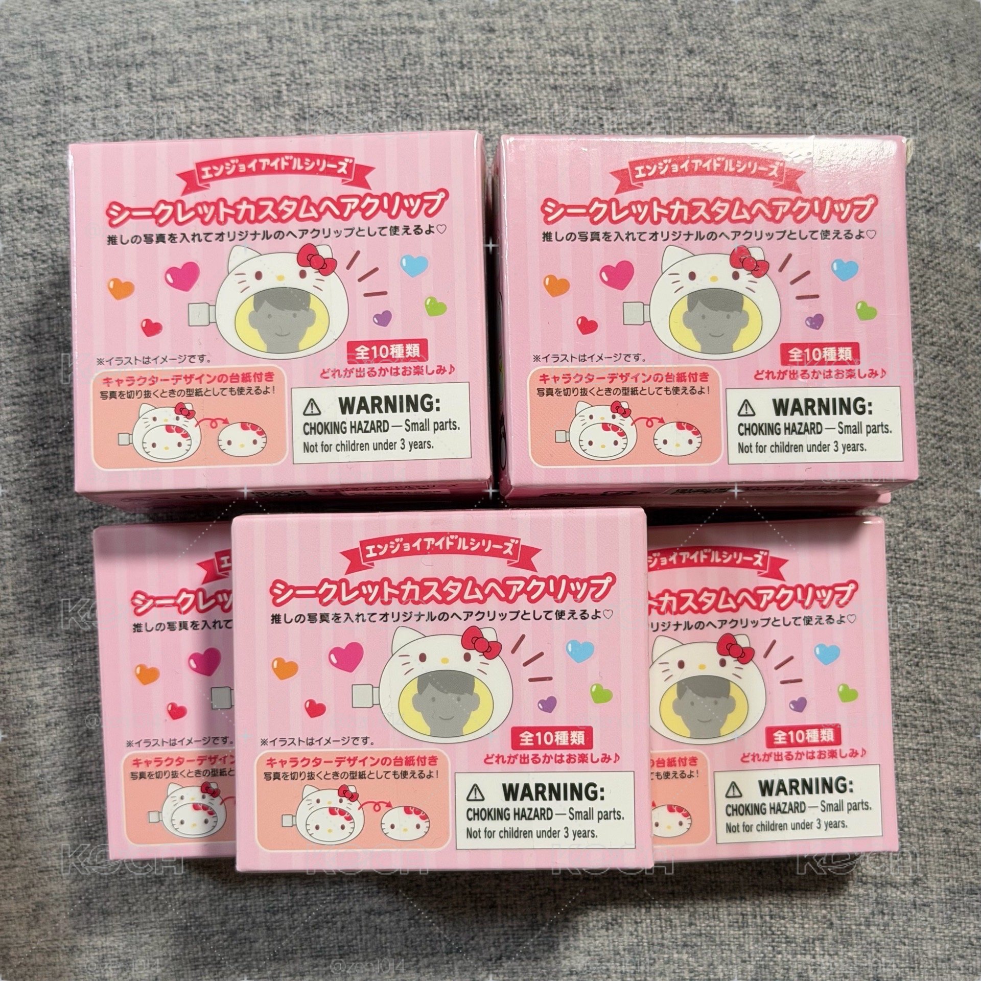 三麗鷗相片髮夾 未拆盲盒