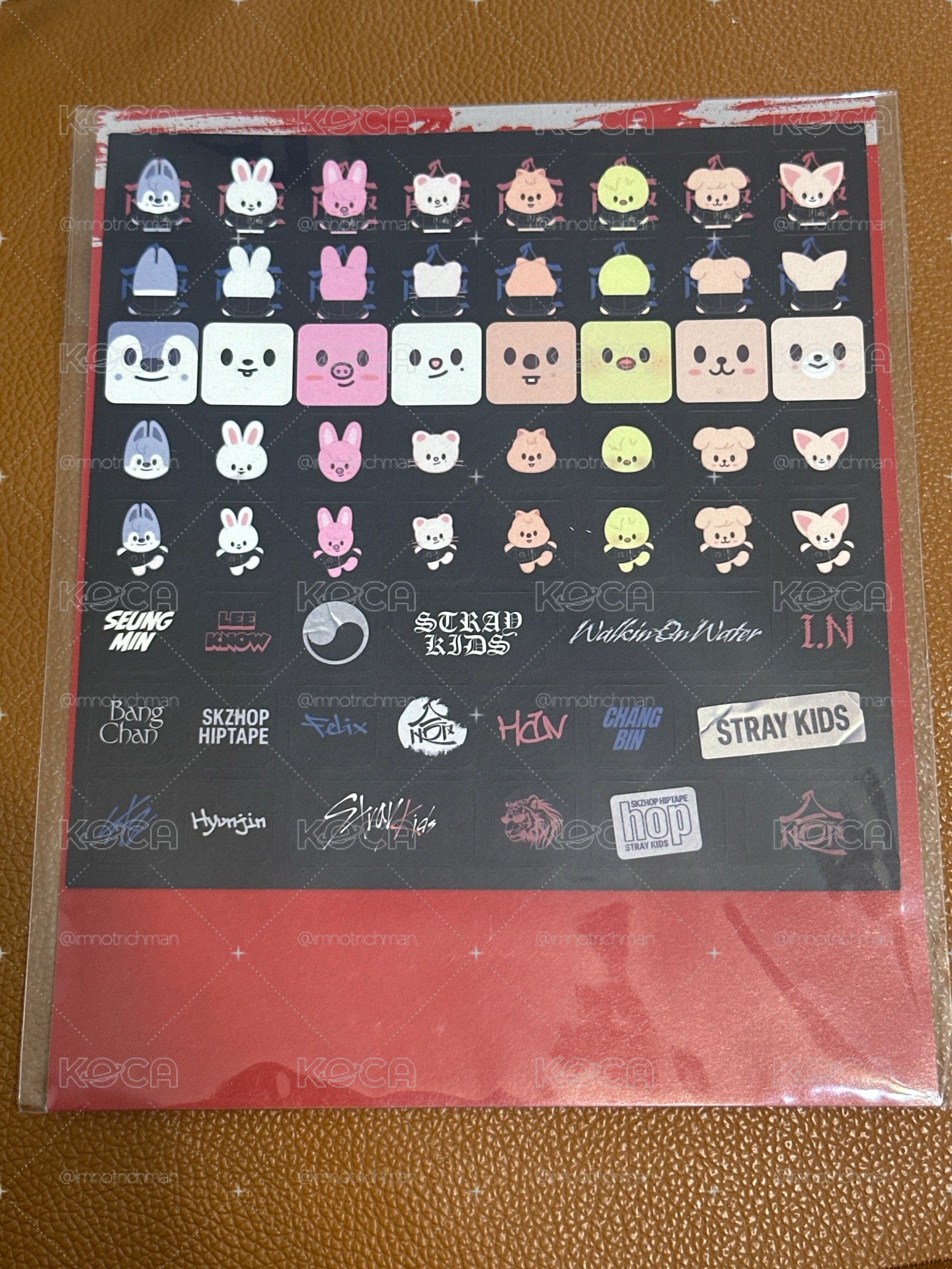 ［現貨]  straykids 合HOP 快閃店 任務貼紙 (全新未拆）