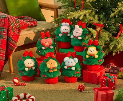 BT21 minini petit holiday 聖誕樹 中娃
