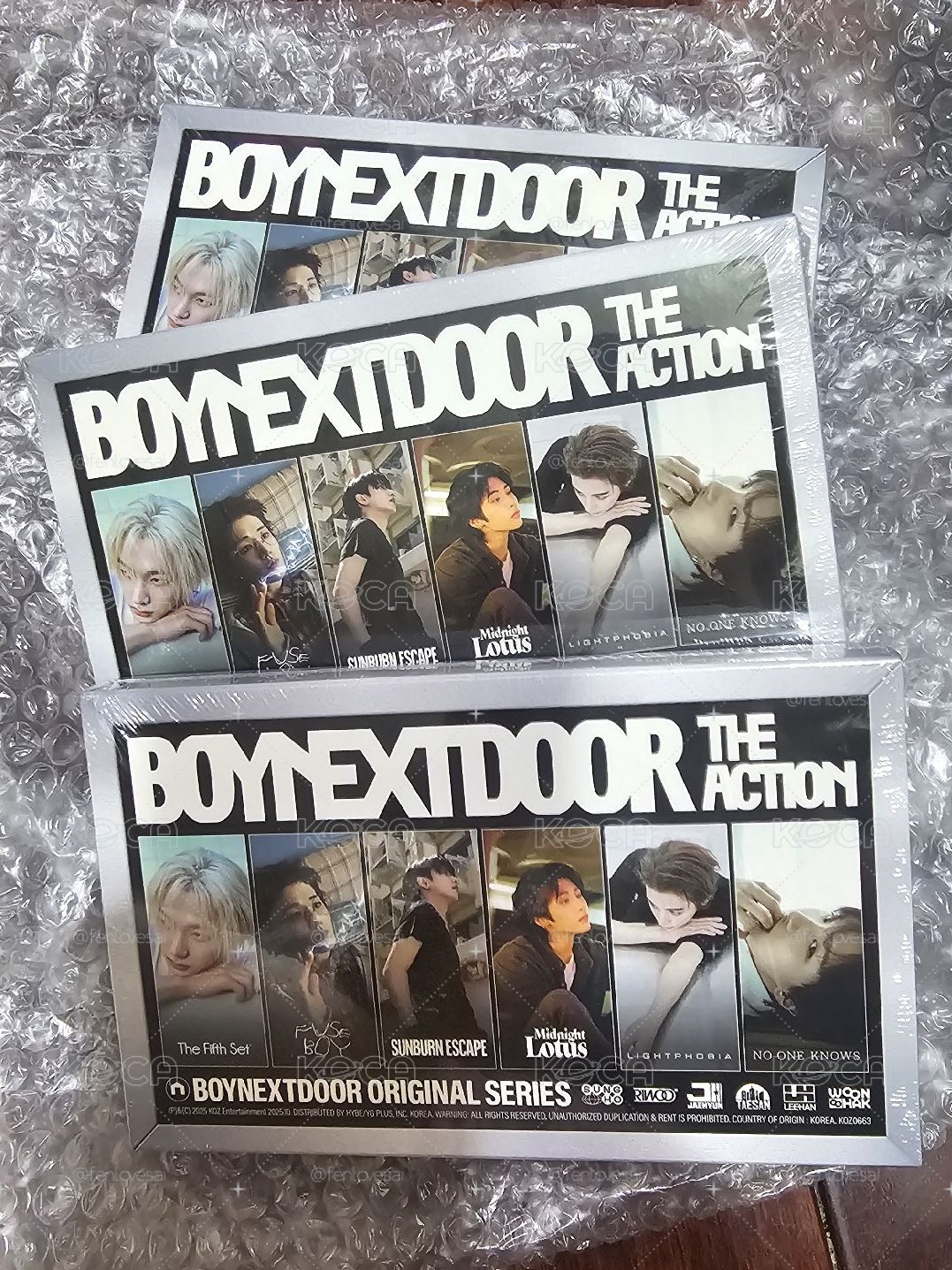 BOYNEXTDOOR [The Action] - WVS日咖 預售特典/LUCKY DRAW/單封專輯