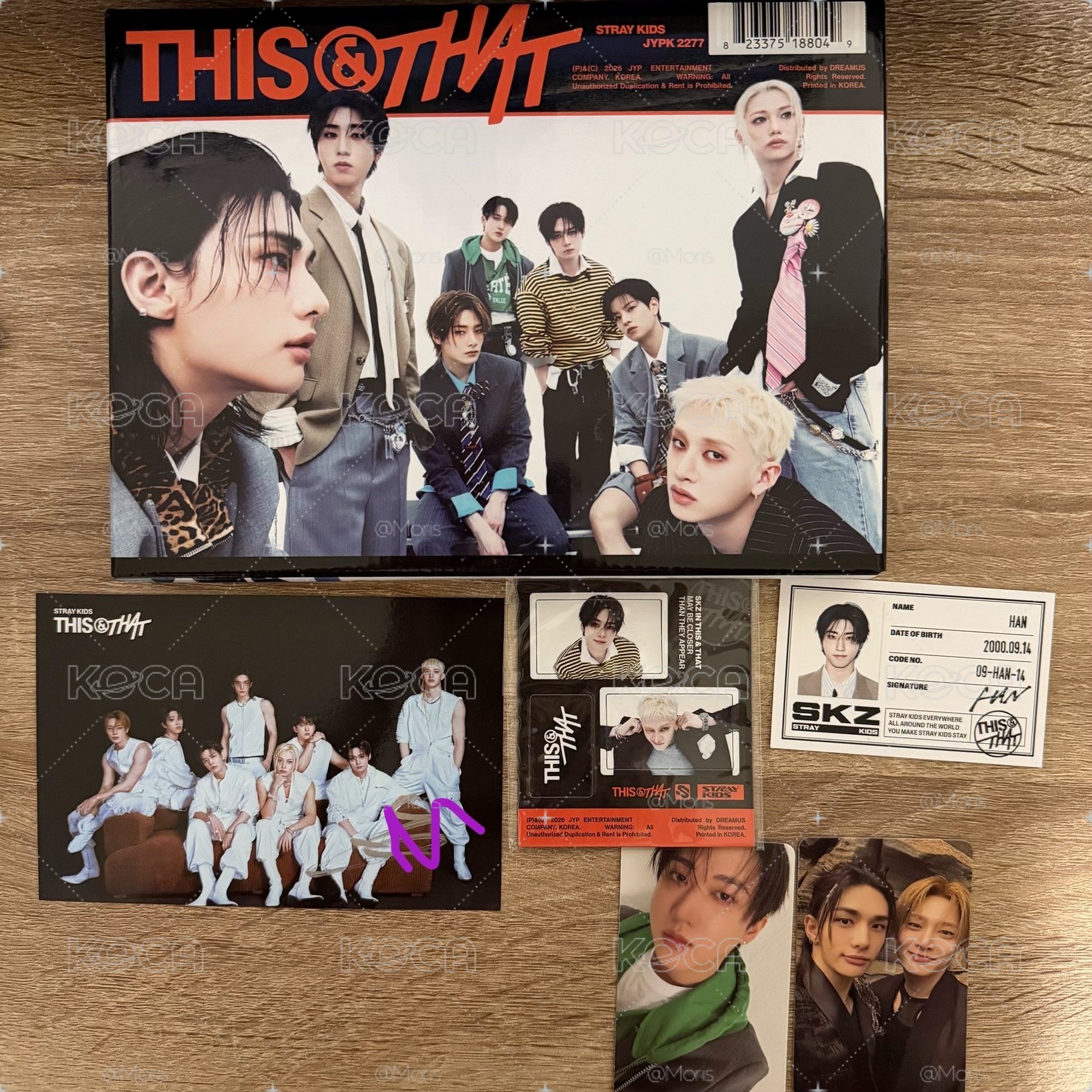 Stray kids This&that 辰 親簽 專輯 this ver 簽名專（2）