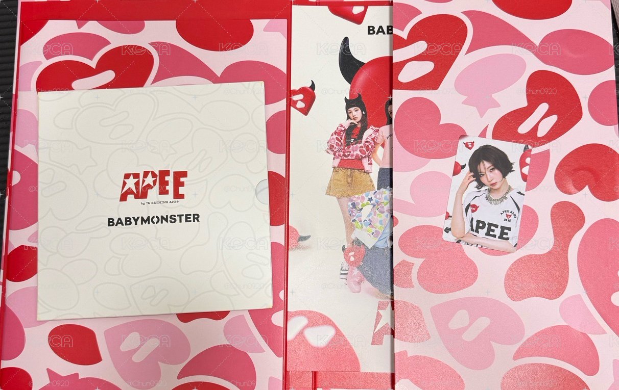 BABYMONSTER APEE 大使禮盒+角 小卡