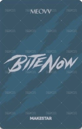 BITE NOW ms 曼谷線下 簽售卡  背面
