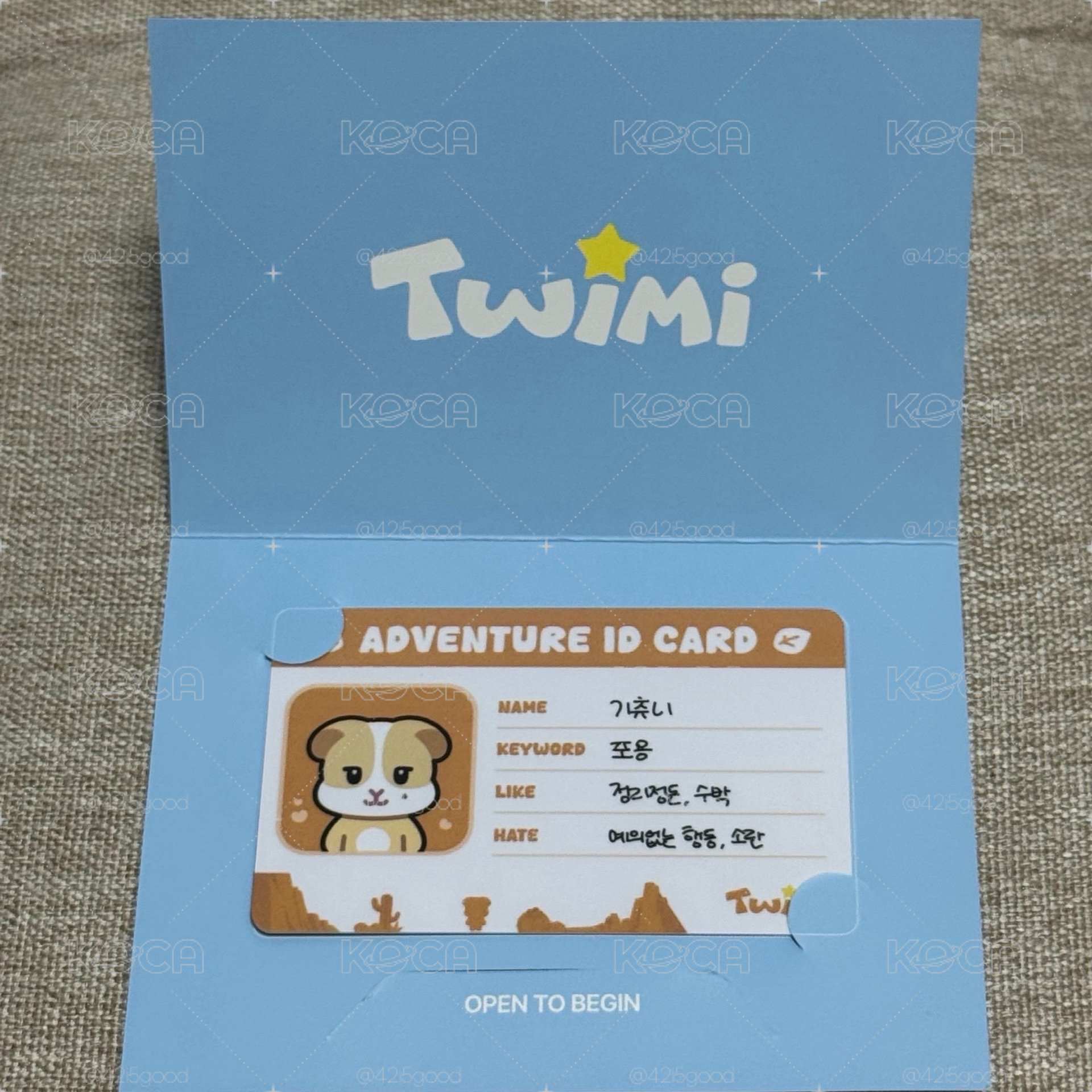 TWIMI 快閃店 滿額卡 GICHUNY