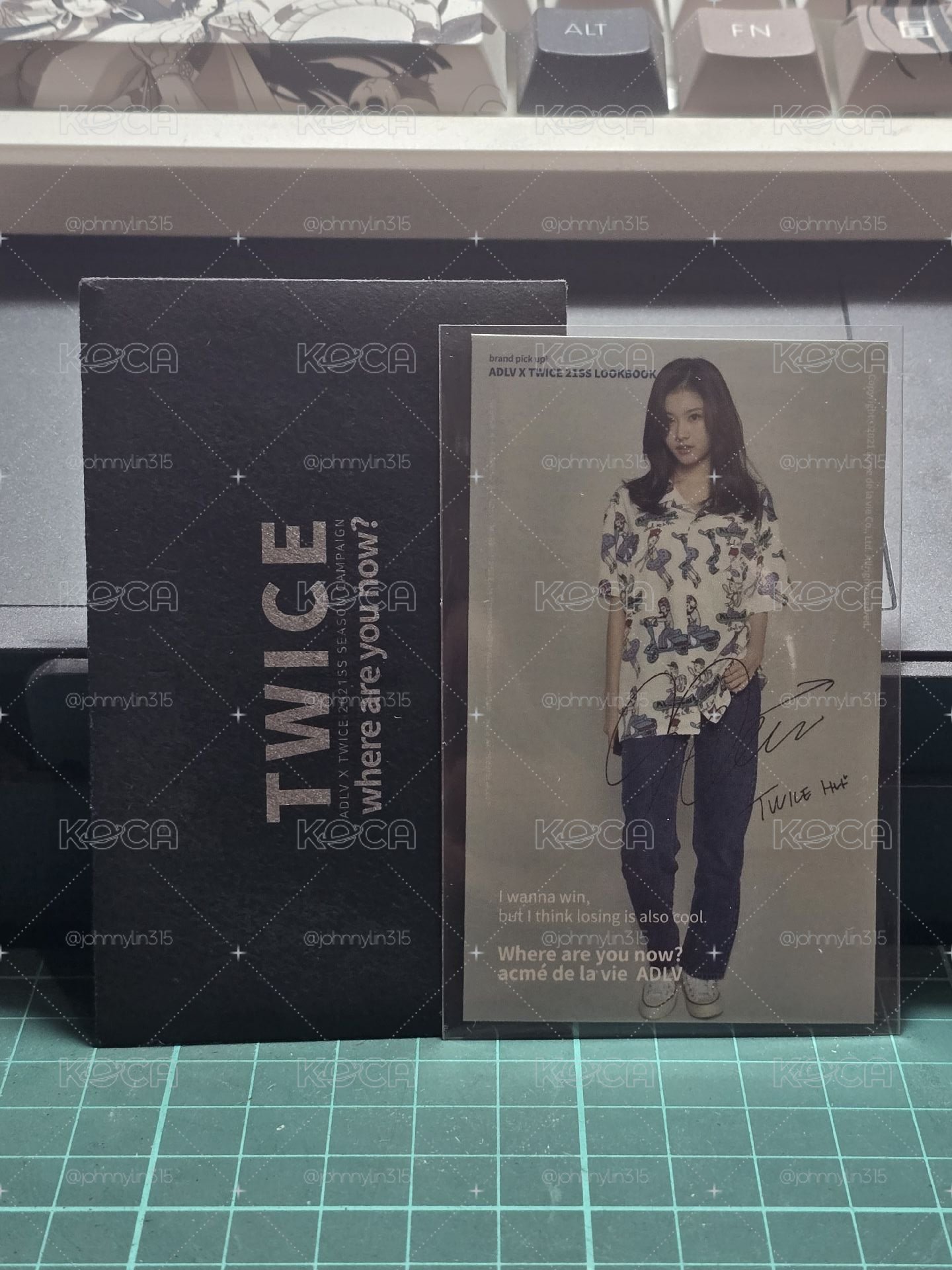 TWICE Sana ADLV 代言小卡